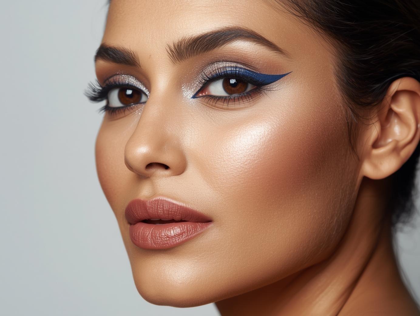 5 Unexpected Ways To Wear Blue Eyeliner (For Women Over 50)